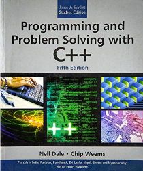 Programming and Problem Solving with C++ 5 edition